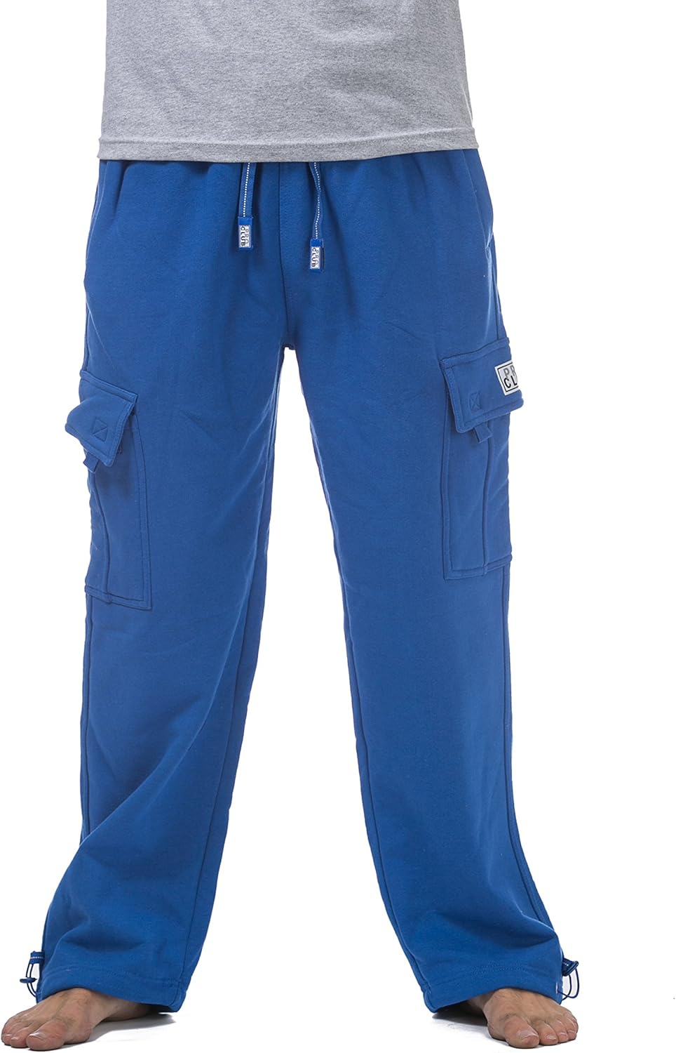 Pro Club Men's Heavyweight Fleece Cargo Pants for Comfort