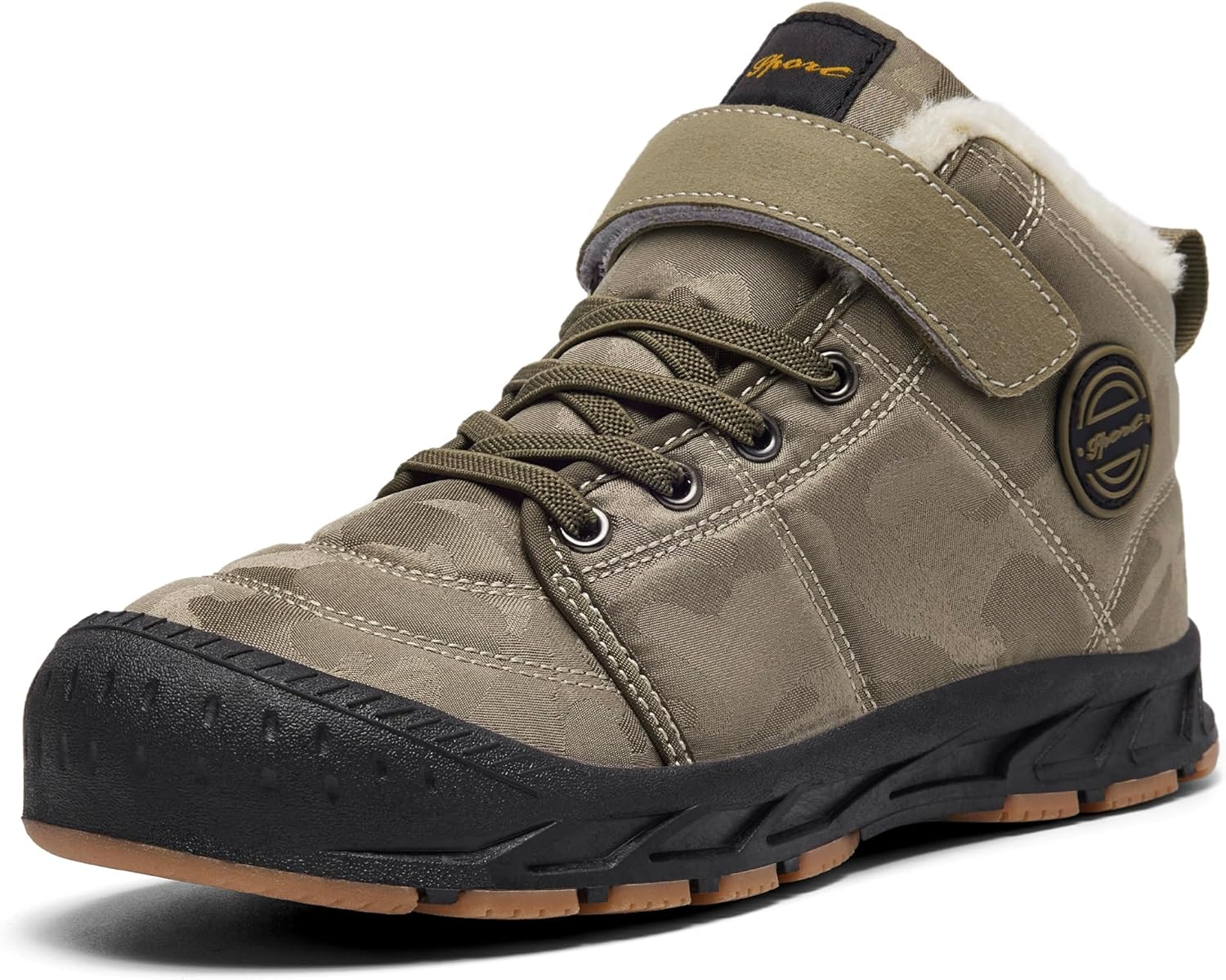 Boys Girls Snow Boots Lightweight Water-Resistant Winter Shoes