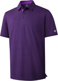ZITY Mens Golf Polo Shirt Short Sleeve Performance Moisture Wicking