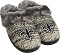 FOCO Womens NFL Team Logo Peak Slide Slippers - Warm, Soft Fan Slides