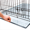 KOPEKS Galvanized Metal Tray for Dog Crates and Kennels