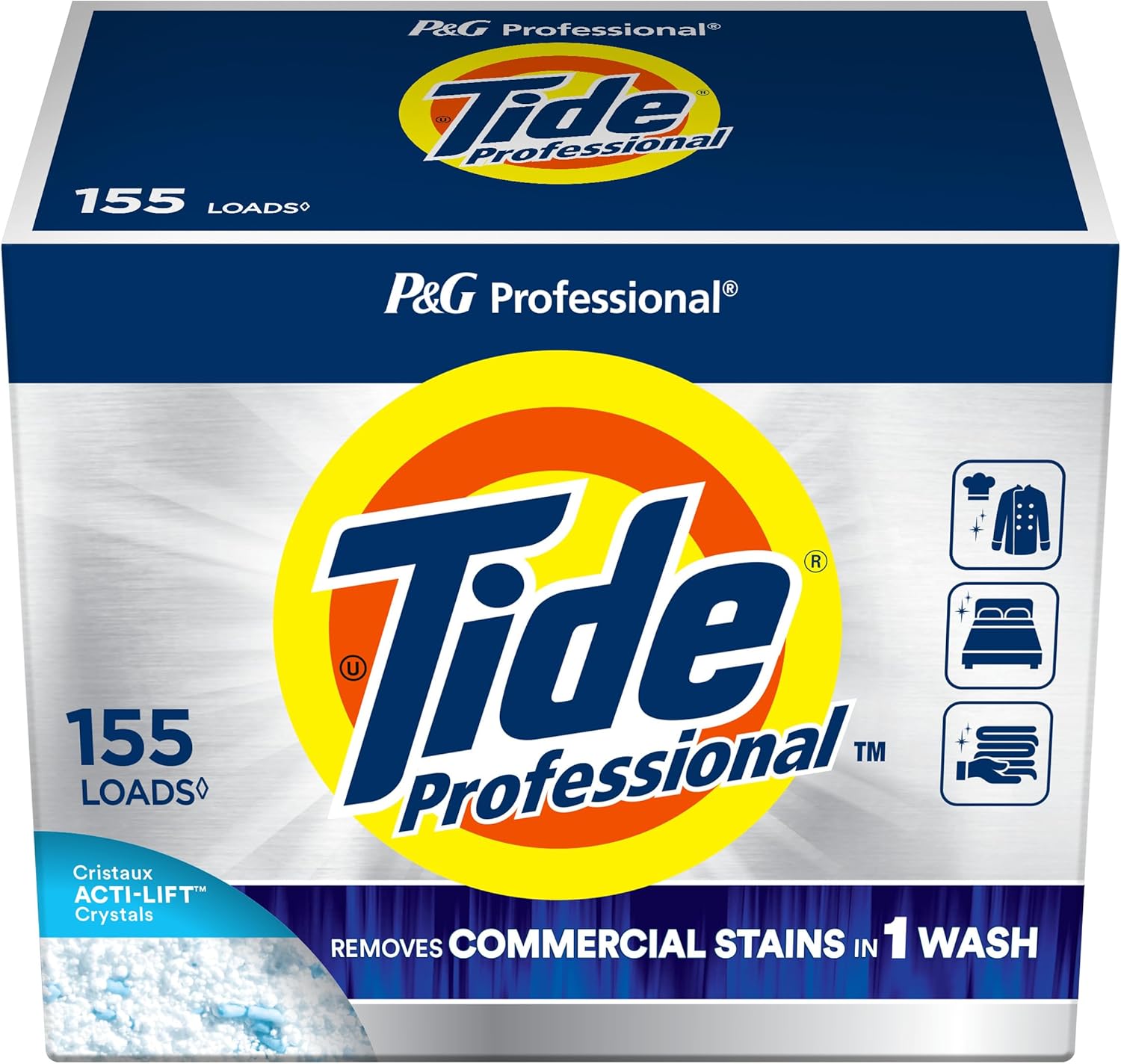 Tide Professional Laundry Detergent: 155 Loads, Ultimate Business Clean