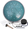 Steel Tongue Drum 13 in 15 Notes C Key Handpan - Meditative Tone