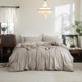 FOSSA Duvet Cover Set in Soft Cotton for Cozy Queen Bedding