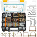 383 PCS Heavy Duty Pin Assortment Kit - Durable Hitch & PTO Pins