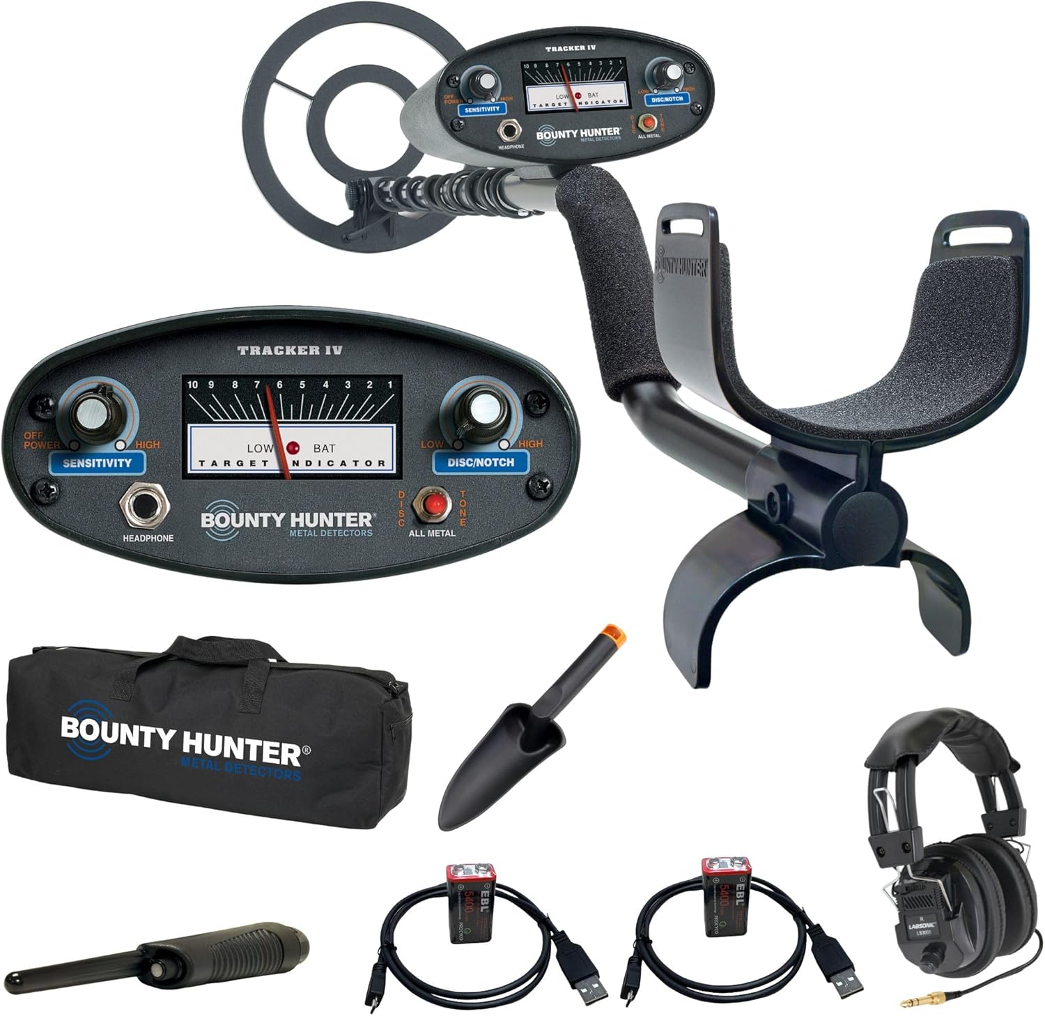 Tracker IV Metal Detector Bundle for Adults & Kids - High Accuracy