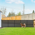 Reinforced 42in Tall Retractable Dog Gate 155in Extra Long