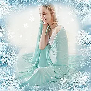 Cooling Blanket for Hot Sleepers - Lightweight and Soft 60ft x 90ft