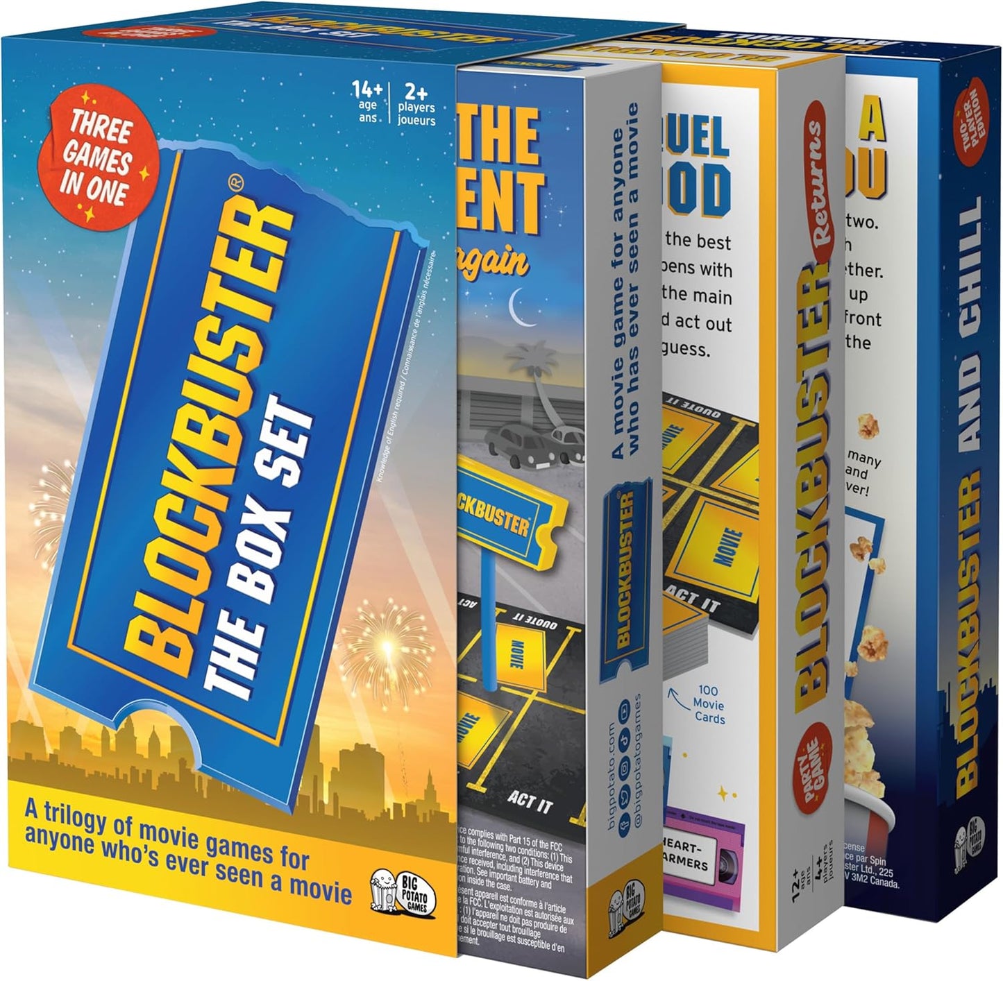 Blockbuster Trilogy Party Game for Teens and Adults Fun Night