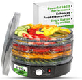 NutriChef Electric Countertop Food Dehydrator - Efficient Home
