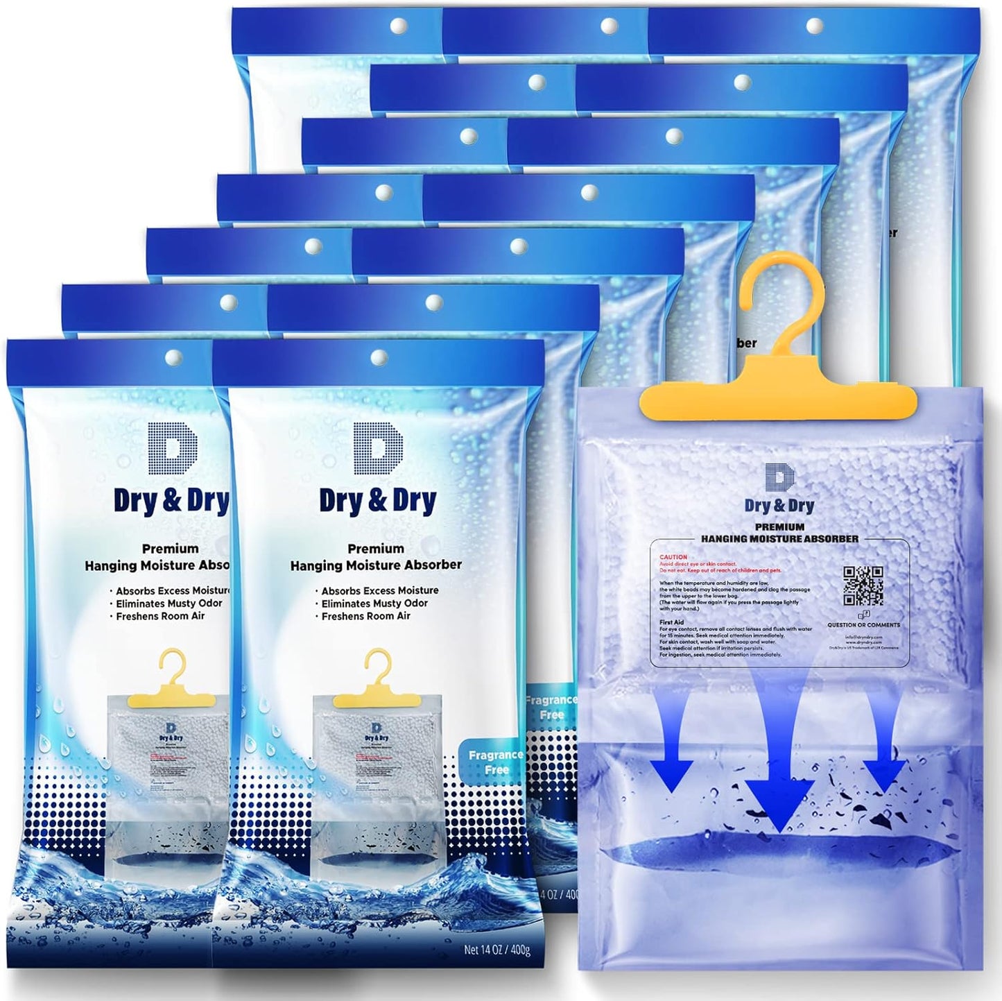Dry & Dry Moisture Absorbers for Home, Basement & Bedroom
