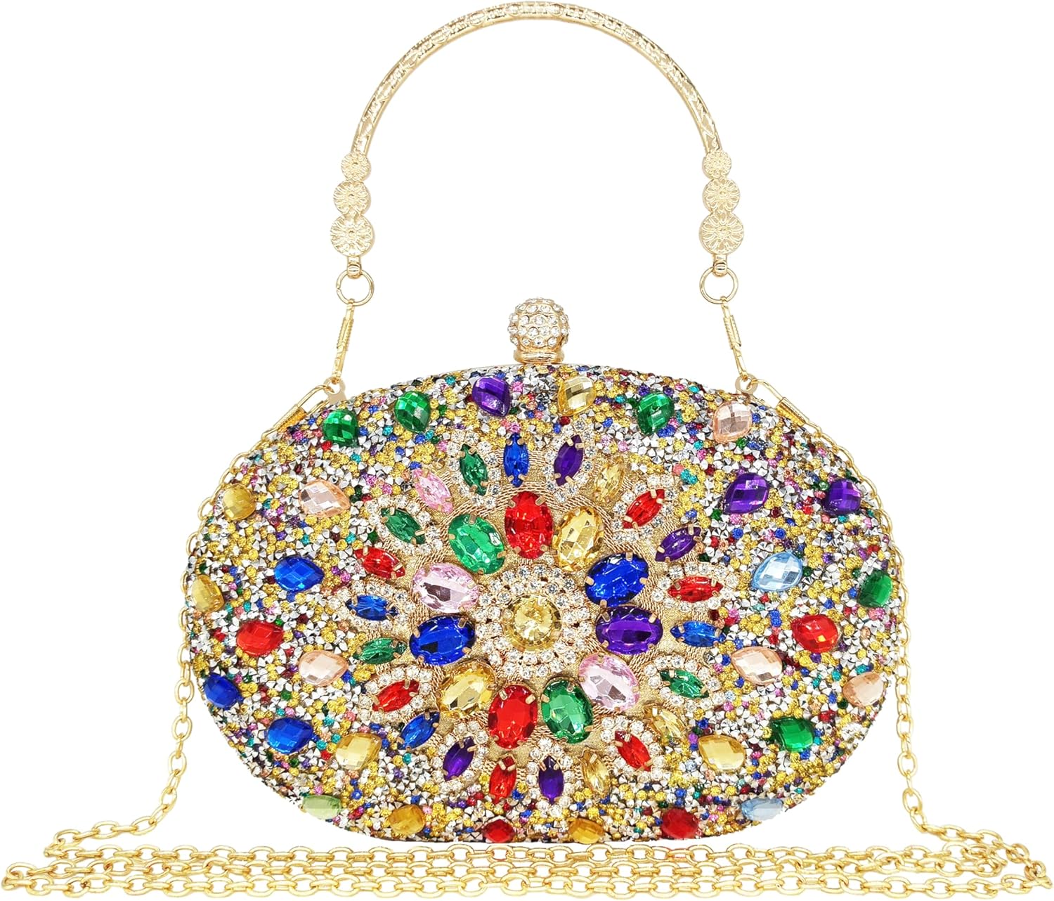 Rhinestone Clutch Purses for Women Evening Wedding Formal Bag
