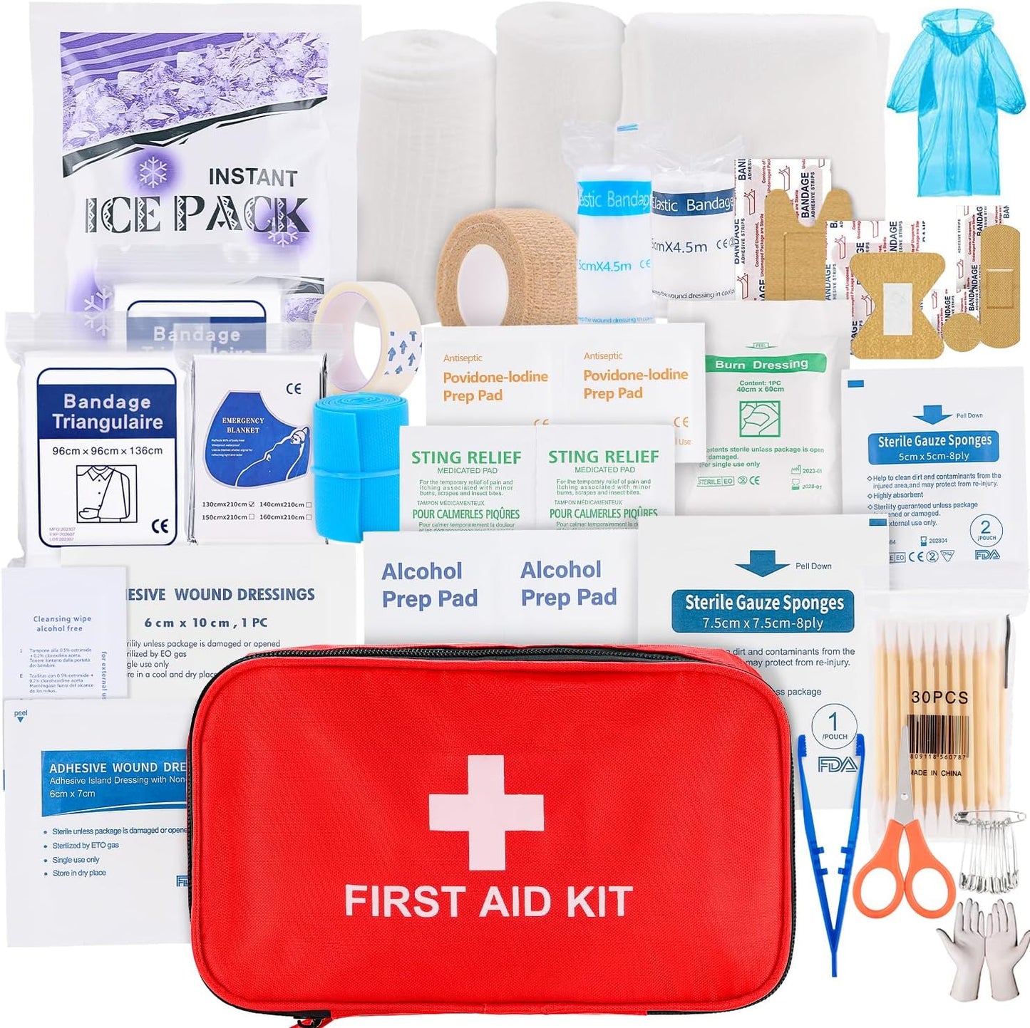 Waterproof Emergency First Aid Kit by VITUU