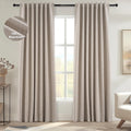 100 Inch Blackout Country Curtains 2 Panels Set - Total Light Block