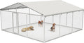 15.3ftx15.3ft Extra Large Outdoor Dog Kennel - Heavy Duty Security