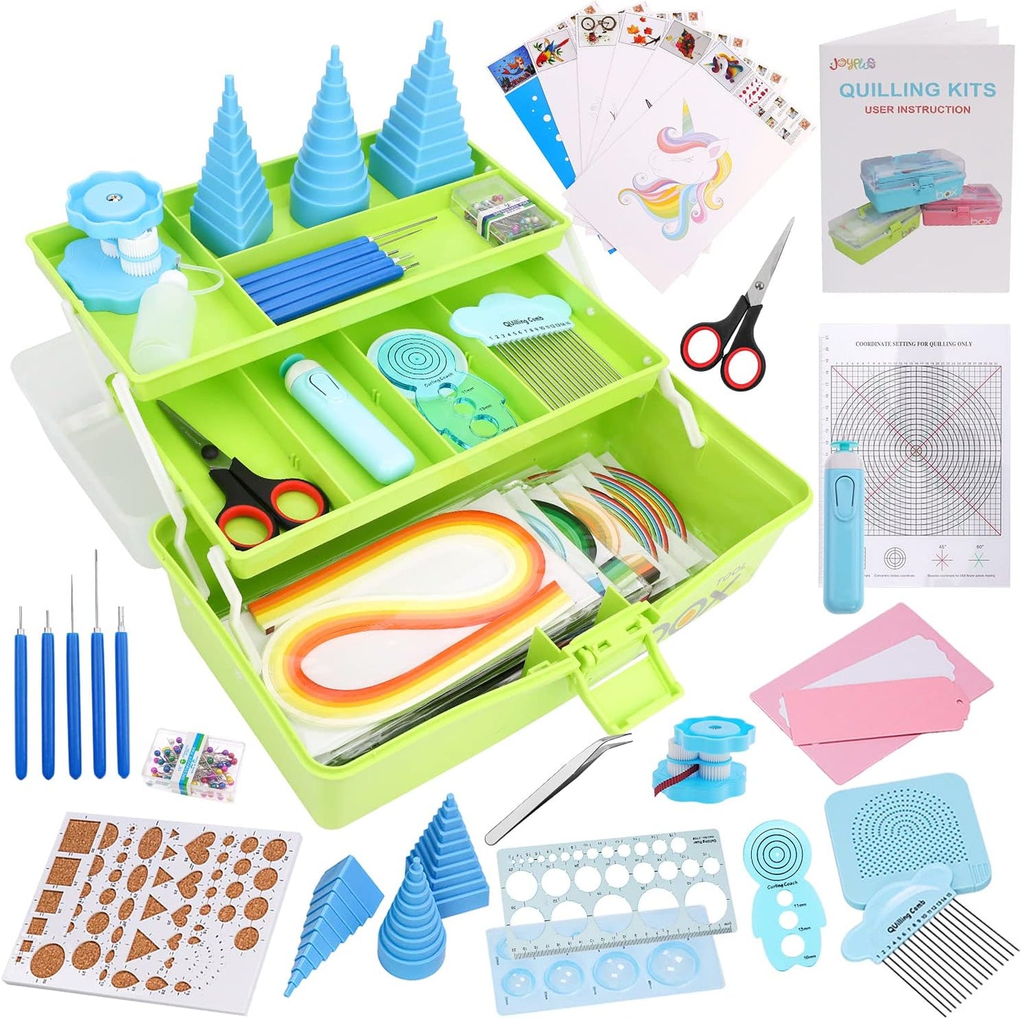 JoyPlus Quilling Kits for Beginners with 24 Tools & Manual