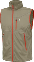 Little Donkey Andy Men's Windproof Softshell Vest - Lightweight Travel