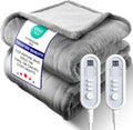 Electric Heated Blanket Queen by LEERUN for Cozy Comfort