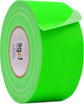 Gaffer Tape Fluorescent Green Low Gloss Film 6 in x 60 ft - Stage