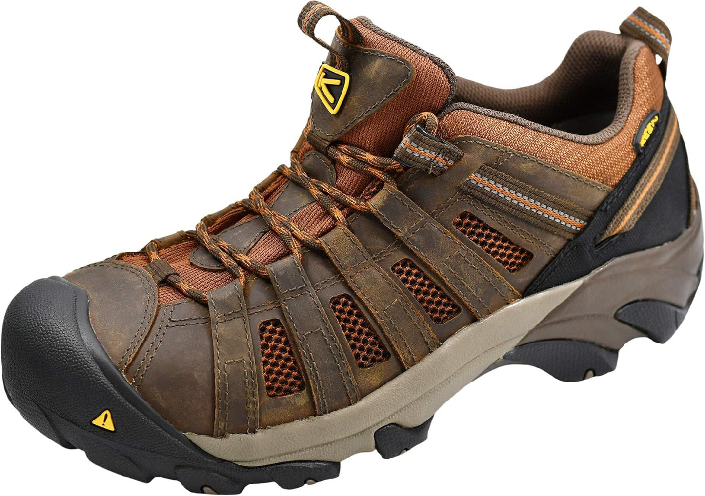 KEEN Utility Mens Flint Low Steel Toe Work Shoes for Comfort
