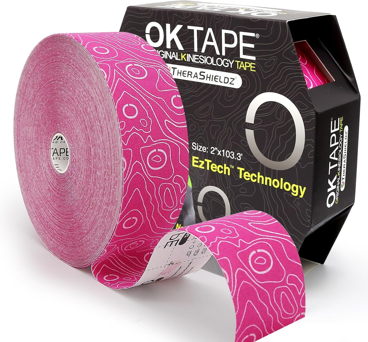 OK TAPE Kinesiology Tape Bulk 103Feet for Athletes and Recovery