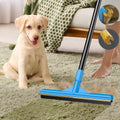 Carpet Rake for Pet Hair Removal - Long Handle 58in Adjustable Tool
