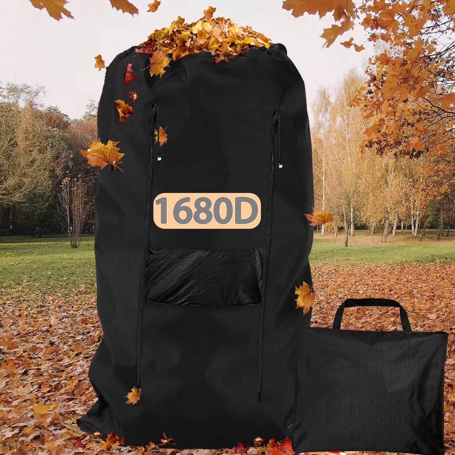 1680D Anti-Tear Lawn Tractor Leaf Bag for Easy Leaf Collection
