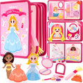 Princess Busy Board for Toddlers Ages 3-5 - Quiet Montessori Activity