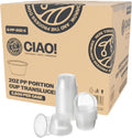 PP Clear Portion Cups 2oz Case of 2,500 - Durable Clear Souffle Cups