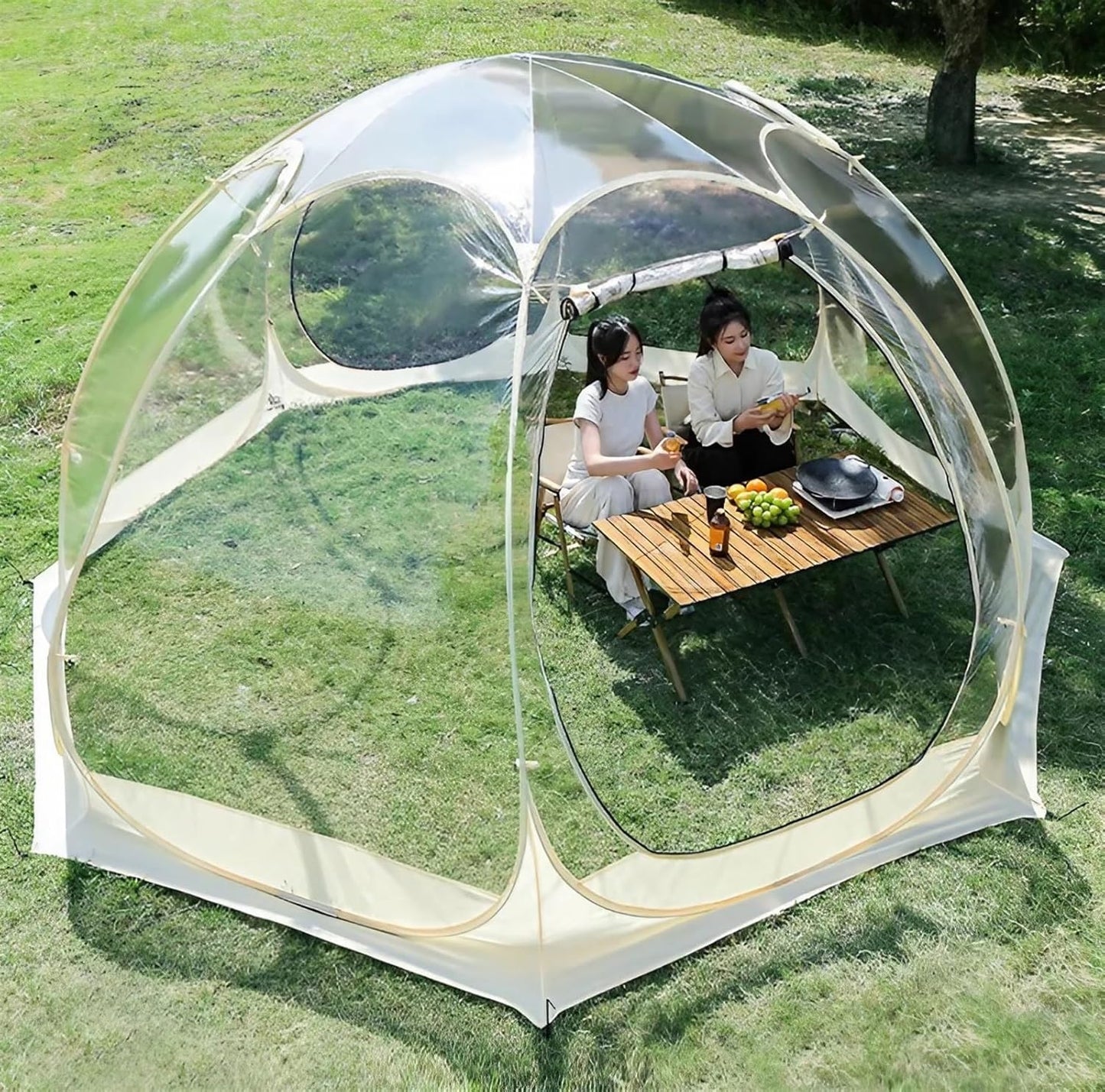 Portable 2-5 Person Garden Dome Tent