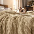 PHF Ultra Soft Flannel Fleece Blanket King Size - Lightweight 3D