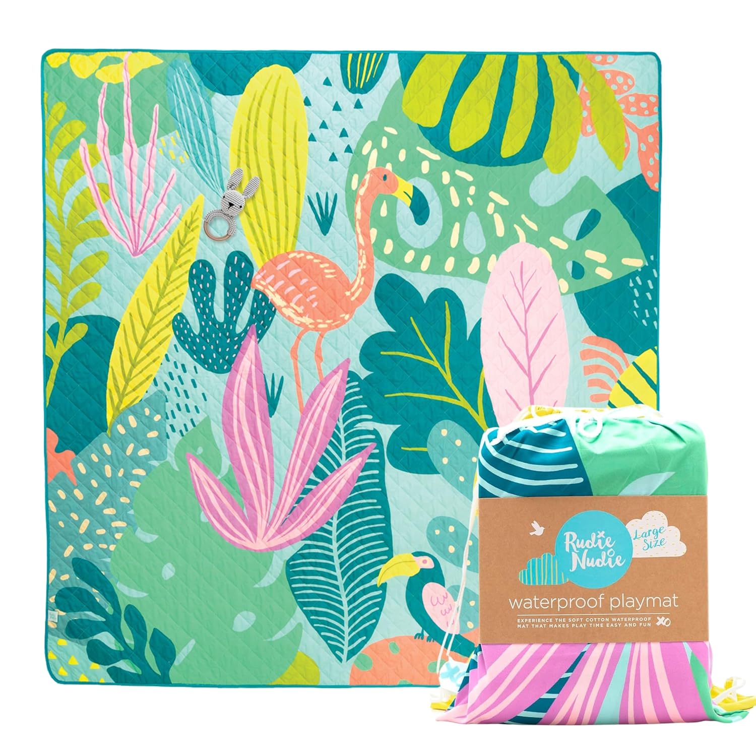 Large Waterproof Baby Play Mat for Floor Play and Crawling