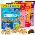 Cooper Street Twice Baked Biscotti Cookies Variety Pack - 4 Pack