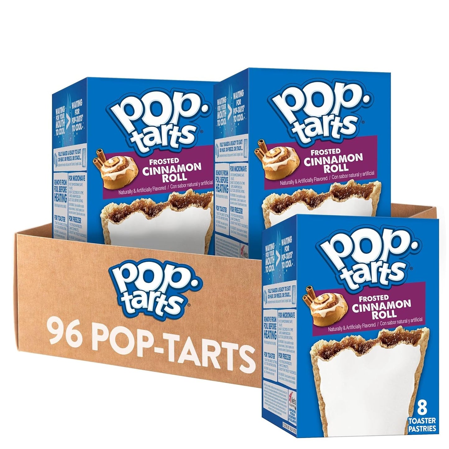 Pop-Tarts Frosted Cinnamon Roll Pastries for Kids and Adults