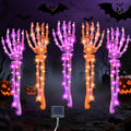 Halloween Decorations Outdoor Skeleton Arm Stakes - Solar Lighted
