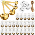 Heart Shaped Measuring Spoons Set - Elegant Wedding & Shower Favors