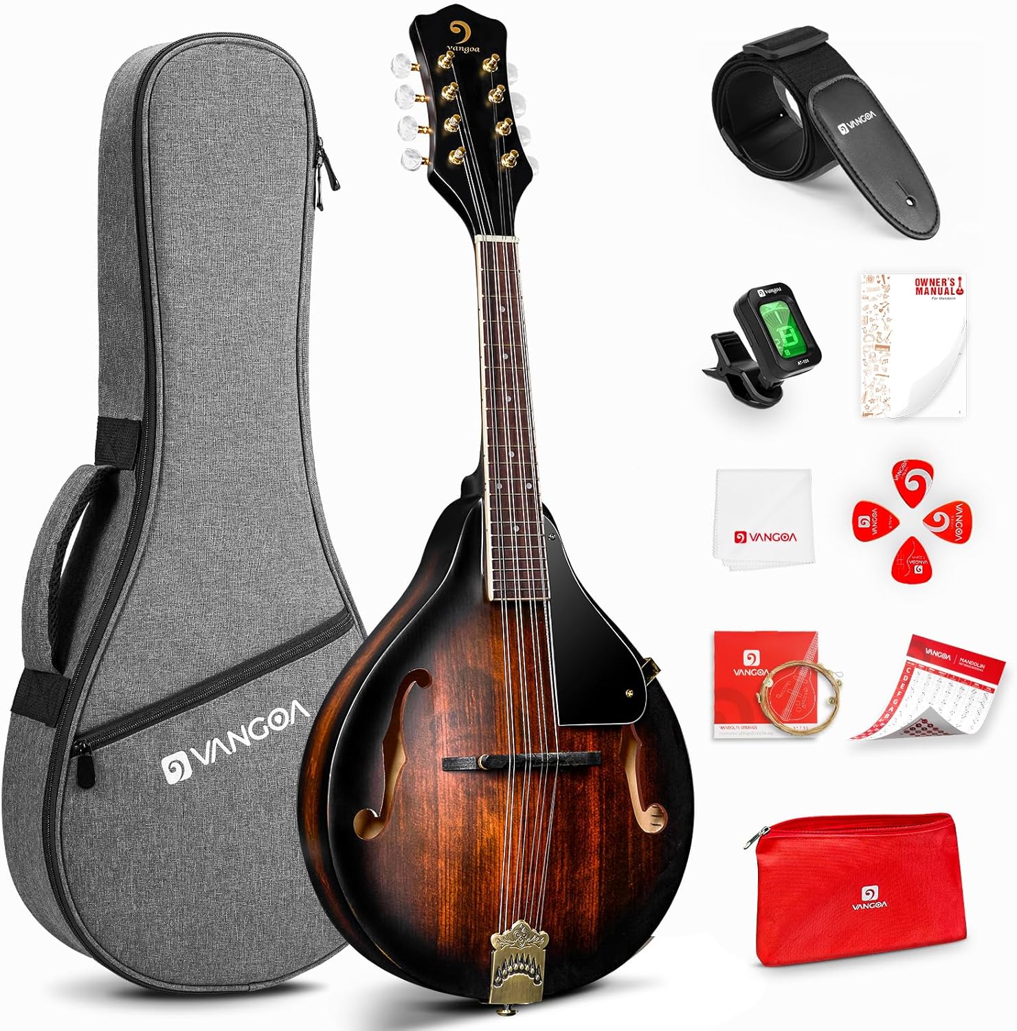 Vangoa Mandolin Instrument A Style for Beginners and Adults
