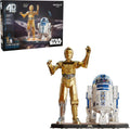 4D Build Star Wars C-3PO & R2-D2 3D Model Kit - Display-Ready Replica