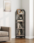 4-Tier Corner Shelf 47.6in Corner Storage Stand - Space-Saving Display