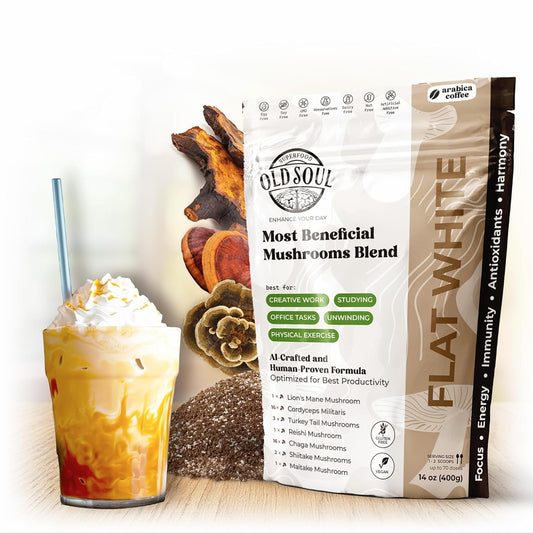 OldSoul Mushroom Coffee | 7-Mushroom Blend | Energy Boost