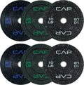 CAP Barbell 2-Inch Bumper Plate Set for Weightlifting and Fitness