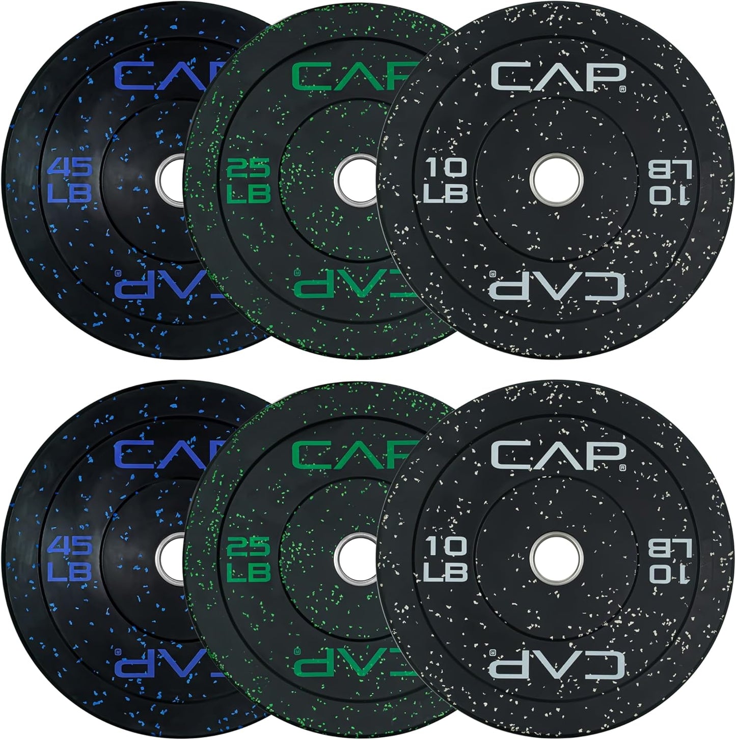 CAP Barbell 2-Inch Olympic Bumper Plate Weight Set Review