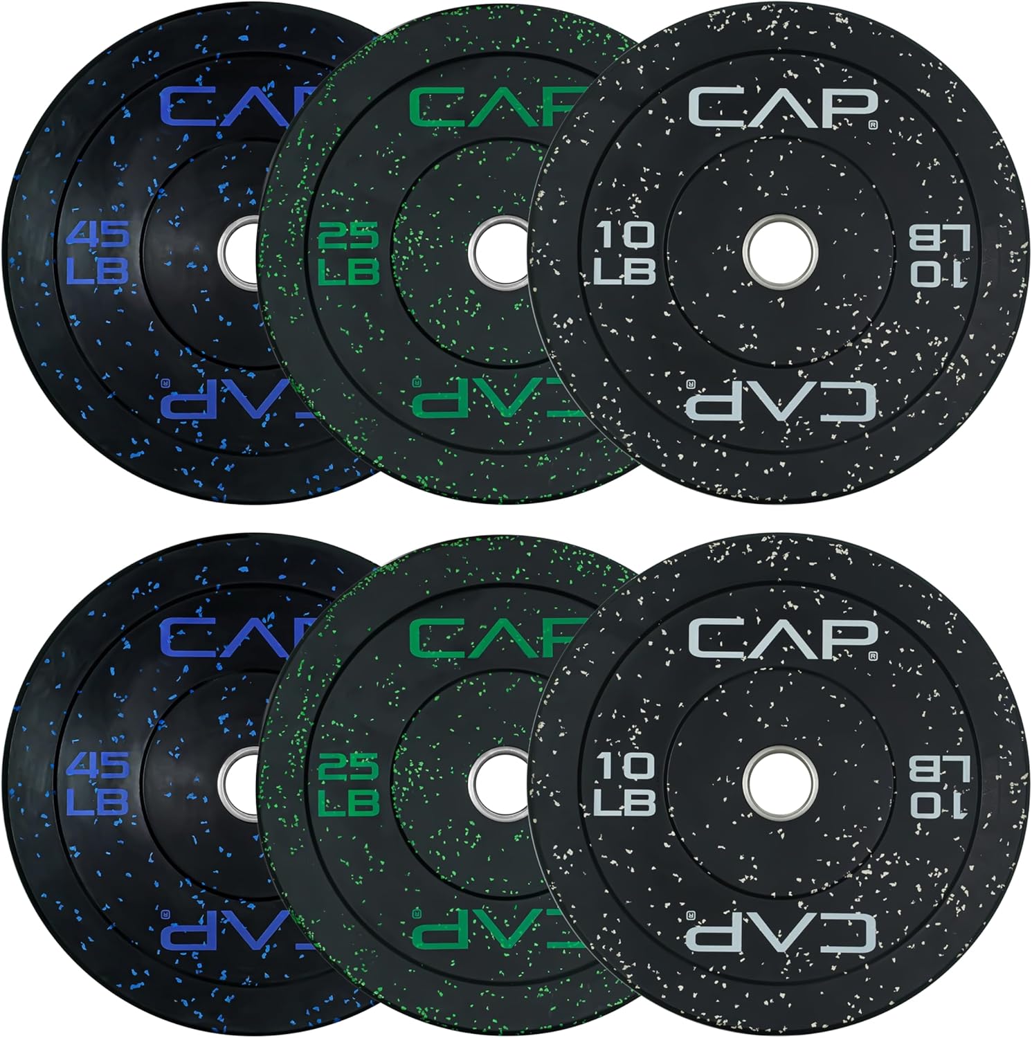 CAP Barbell 2-Inch Olympic Bumper Plate Weight Set Review