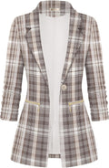 Women's Long Sleeve Open Front Blazer Cardigan S-3XL - Stretch Fit