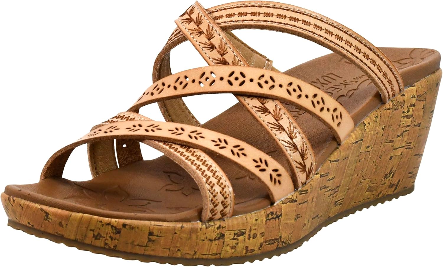 Skechers Women's Beverlee Tiger Posse Wedges for Comfort and Style