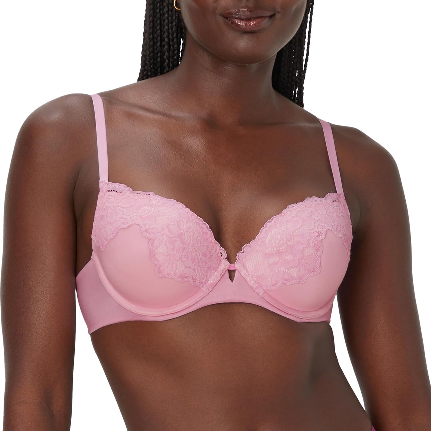 Maidenform Women's Comfort Devotion Underwire Bra with Lace Trim