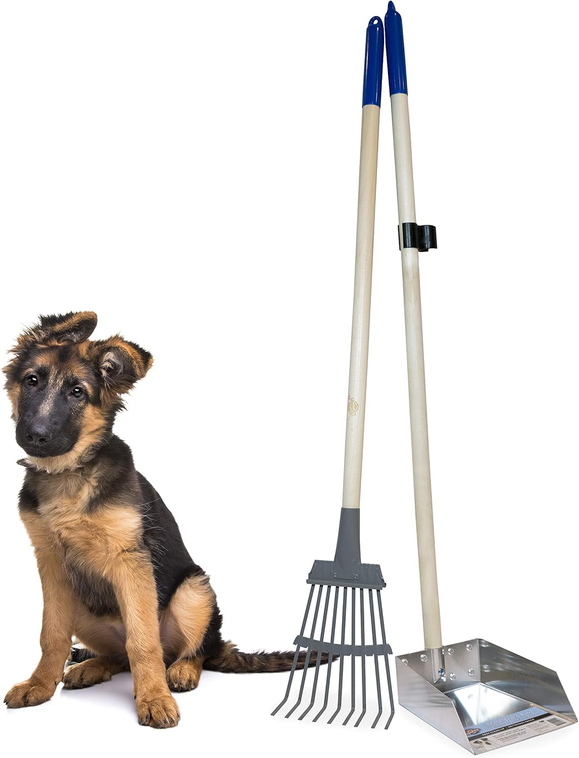 Durable Metal Pooper Scooper with Wood Handle for Easy Cleanup