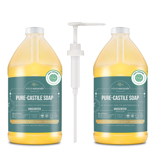 Pure Castile Soap Liquid - EWG Verified & Palm Oil Free