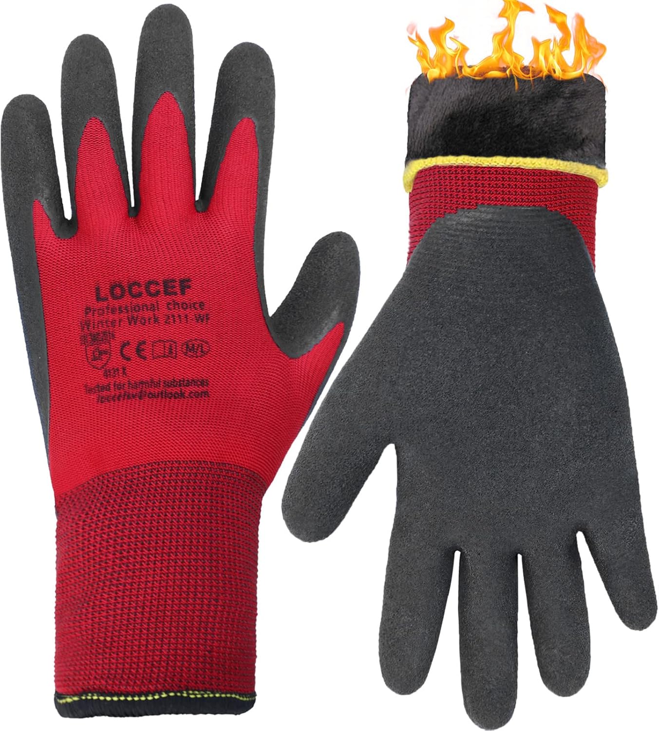 Freezer Work Gloves - Thermal Insulated Super Grip
