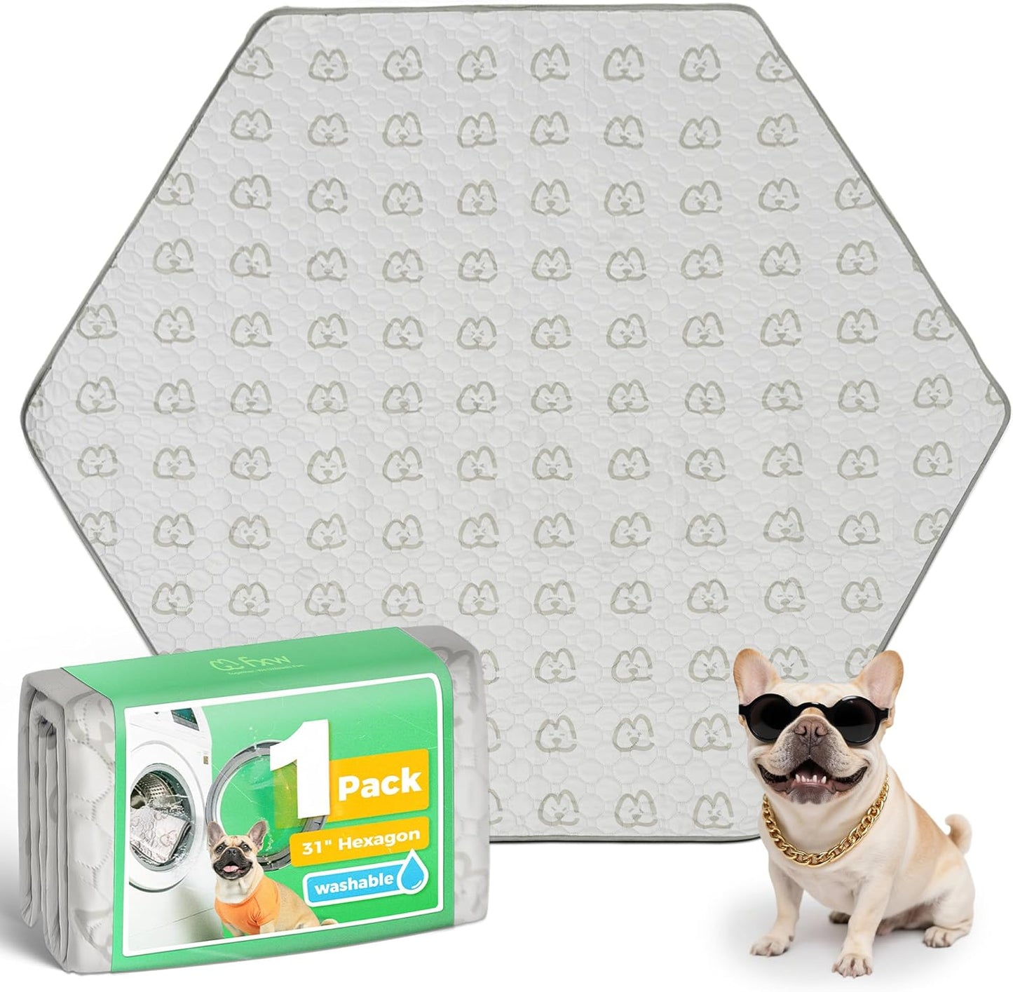 FXW Washable Pee Pads for Dogs - Super Absorbent & Eco-friendly